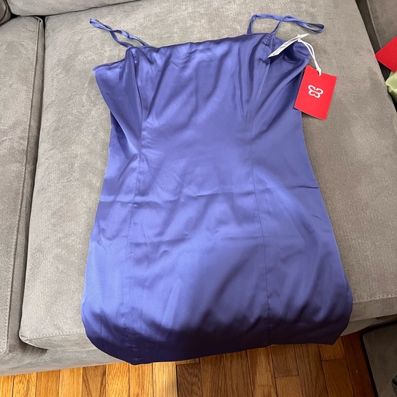 Shimmer Satin Dress - Picture 4 of 7